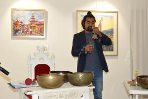 V Galeriji Štekl razstavljal slikar, fotograf in humanitarec Birman Shrestha 3